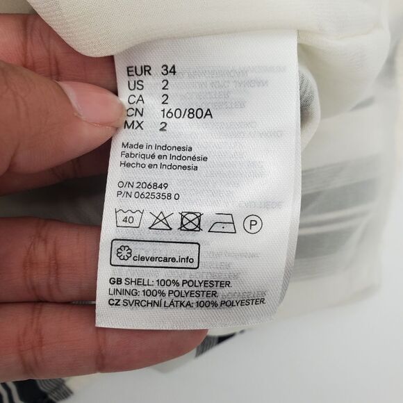 H&M Striped Sleeveless T-Shirt Dress (Size 8) - Picture 6 of 11